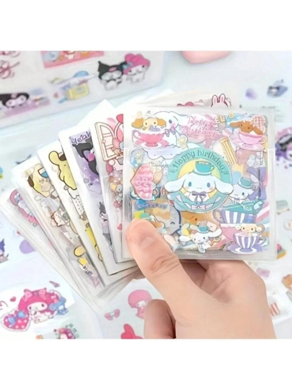 Hello Kitty & Friends Sticker Pack 100+ Cute Waterproof Stickers Scrapbook